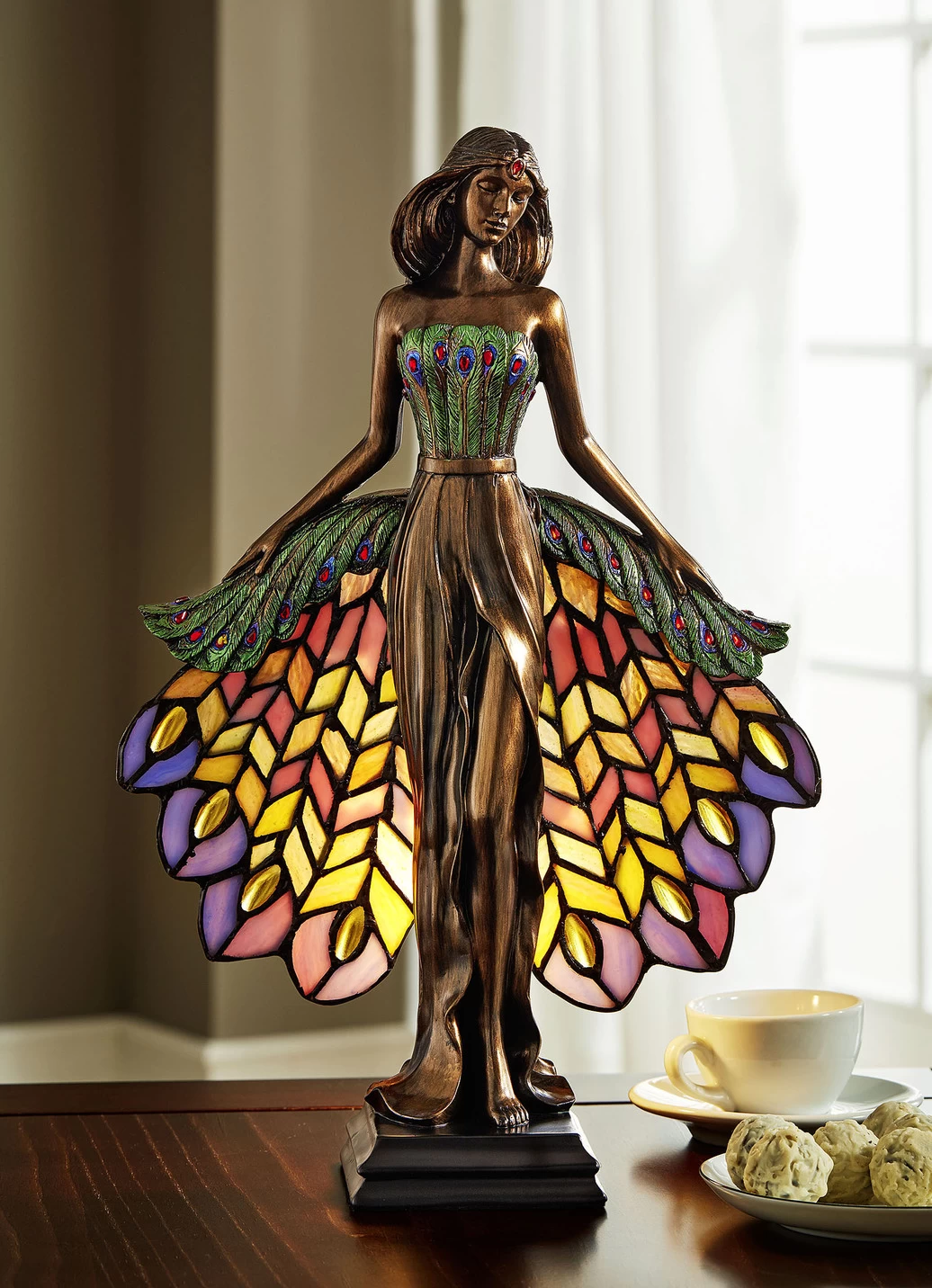 Tiffany-Leuchte Mit Kippschalter 3 Tiffany-Leuchte Mit Kippschalter