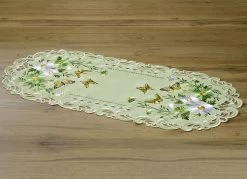 Tisch- Und Raumdekoration Mit Blumen Und Schmetterlingen -Deko Garten Verkauf tisch und raumdekoration mit blumen und schmetterlingen farbe gruen groesse 101 1