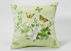 Tisch- Und Raumdekoration Mit Blumen Und Schmetterlingen -Deko Garten Verkauf tisch und raumdekoration mit blumen und schmetterlingen farbe gruen groesse 101 4