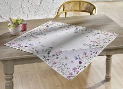 Tisch- Und Raumdekoration Mit Wiesenblumen-Dessin -Deko Garten Verkauf tisch und raumdekoration mit wiesenblumen dessin groesse 195