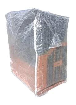 Transparente Strandkorbhülle