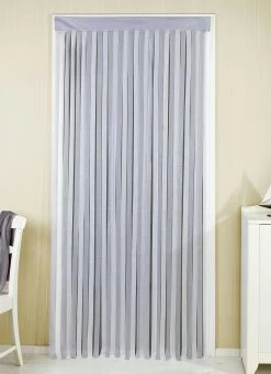 Türvorhang Aus Polyesterbändern -Deko Garten Verkauf tuervorhang aus polyesterbaendern farbe grau weiss