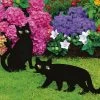 Vogelschreck Katzen, 2er-Set -Deko Garten Verkauf vogelschreck katzen 2er set farbe schwarz
