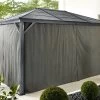 Vorhang-Set Zu Pavillon Ventura -Deko Garten Verkauf vorhang set zu pavillon ventura farbe dunkelgrau
