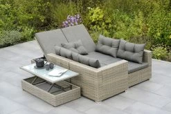 Wandlungsfähige Multifunktionslounge Inkl. Kissen -Deko Garten Verkauf wandlungsfaehige multifunktionslounge inkl kissen farbe steinbeige 2