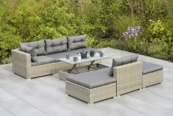 Wandlungsfähige Multifunktionslounge Inkl. Kissen -Deko Garten Verkauf wandlungsfaehige multifunktionslounge inkl kissen farbe steinbeige 6