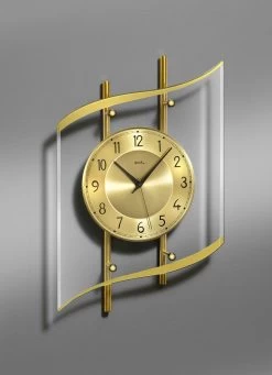 Wanduhr Mit Funkuhrwerk -Deko Garten Verkauf wanduhr mit funkuhrwerk farbe gold 1