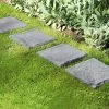 Weg-Platten, 4er-Set, Aus Wetterfestem Kunststoff -Deko Garten Verkauf weg platten 4er set aus wetterfestem kunststoff farbe grau