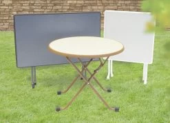 Wetterfeste Klapptische Von MFG Freizeitmöbel -Deko Garten Verkauf wetterfeste klapptische von mfg freizeitmoebel farbe weiss 1