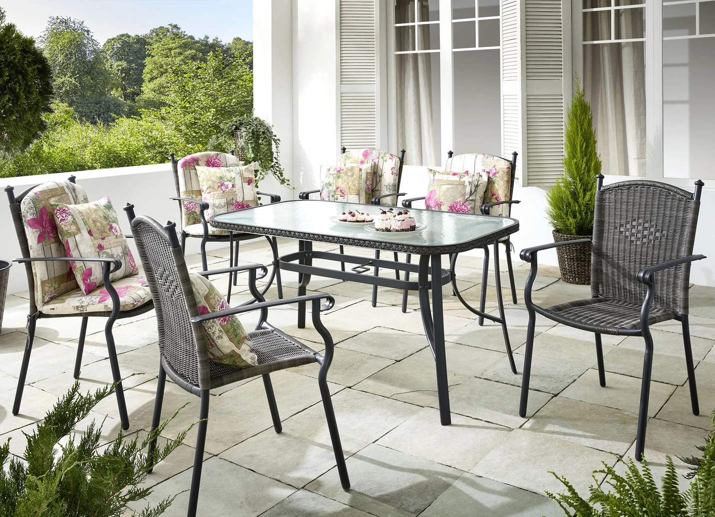 Wetterfeste Und Stapelbare Gartenmöbel Roma 4 Wetterfeste Und Stapelbare Gartenmöbel Roma – Bild 2