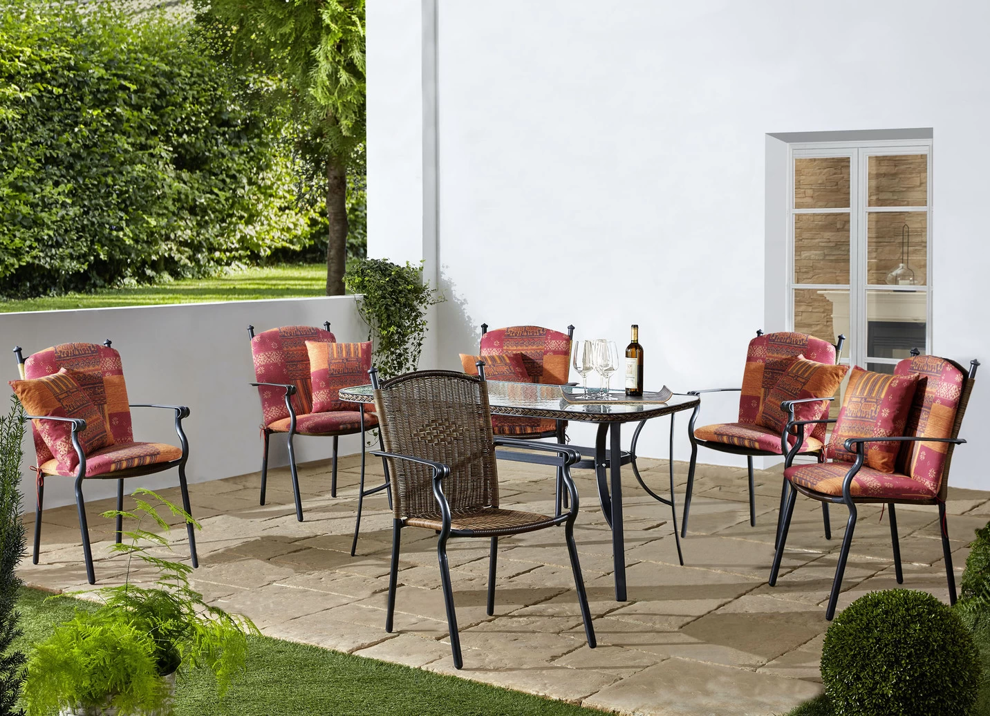 Wetterfeste Und Stapelbare Gartenmöbel Roma 5 Wetterfeste Und Stapelbare Gartenmöbel Roma – Bild 3