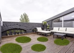 Witterungsbeständiger Rasenteppich -Deko Garten Verkauf witterungsbestaendiger rasenteppich farbe gruen groesse 298 2